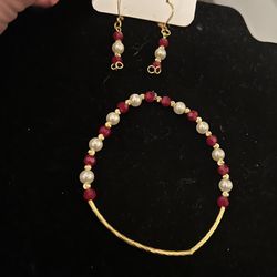 Bracelet And Earrings 