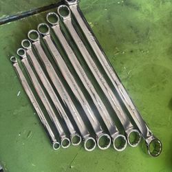 Craftsman Full Polish Standard SAE Tappet Wrench Set - 8 pcs