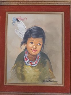 Beautiful Indigenous Painting Signed.
