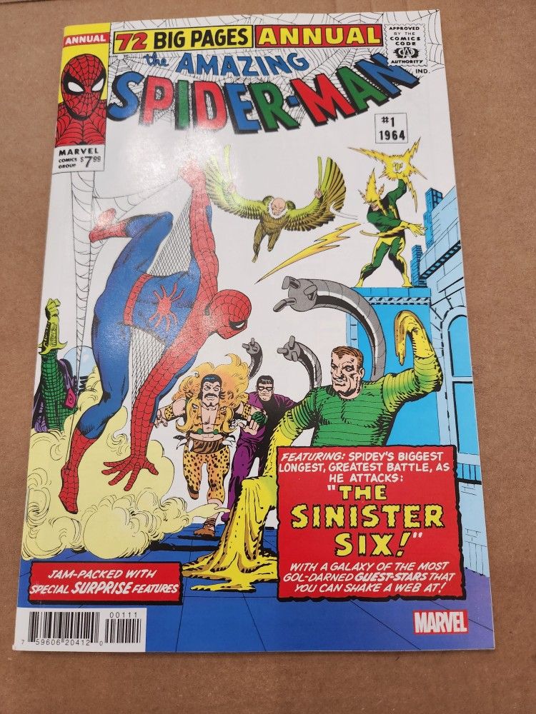 Amazing Spiderman Annual 1 Fascimile Comic Book for Sale in Chicago