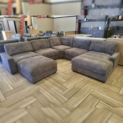 127x127x66 Dark Gray Sectional