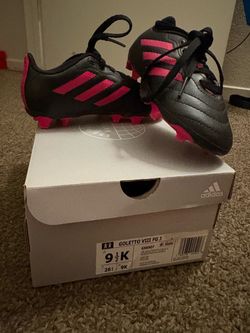Adidas Kids Soccer Cleats Black Pink