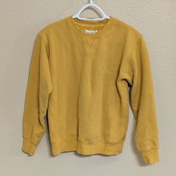 XS Aritzia Yellow Crewneck Sweater
