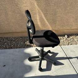 Adjustable Office Chair w/ Mesh Back – Black
