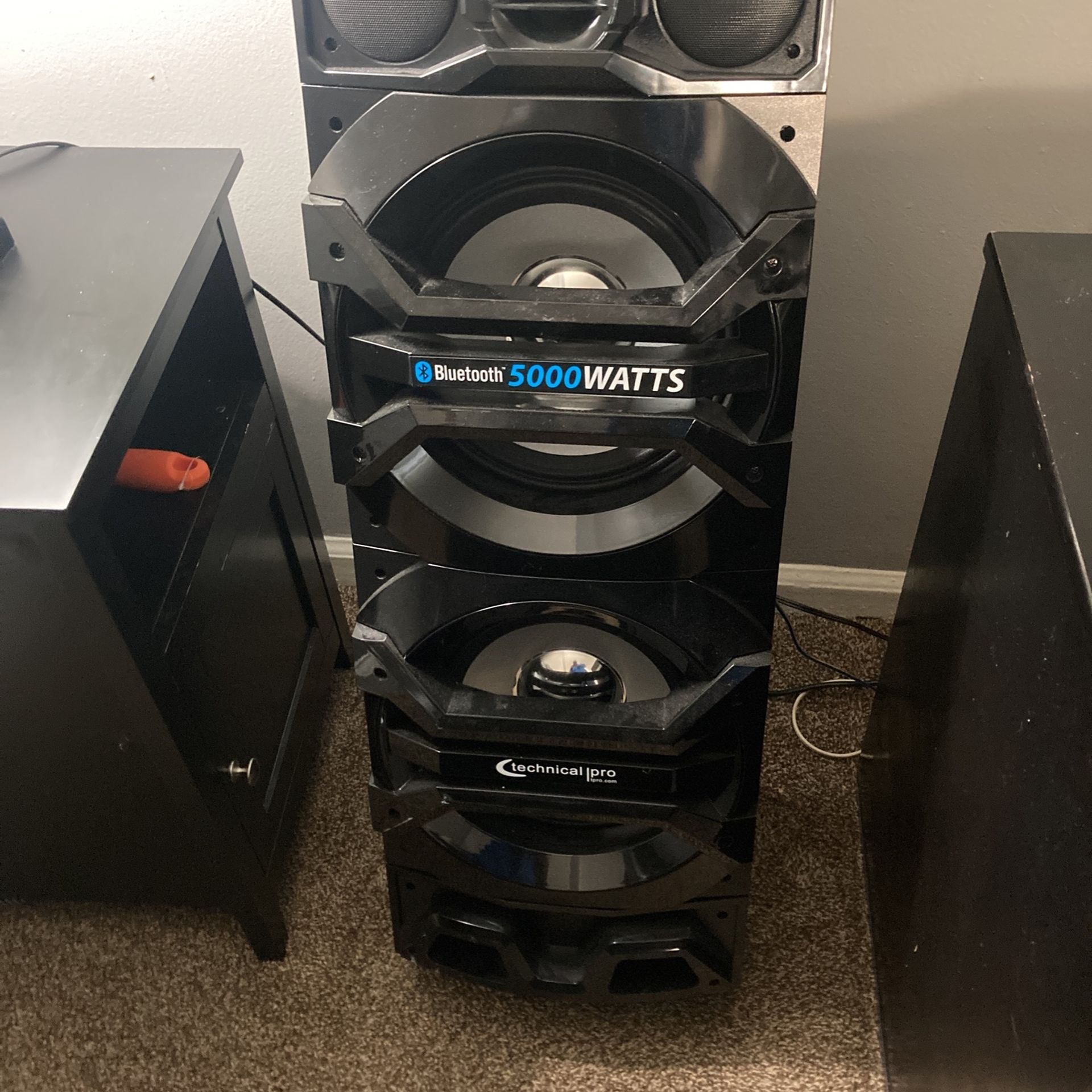Technical Pro 5000 Watt Bluetooth Speakers