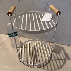 Two-Tiered Round Rack