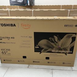 Toshiba 65” Fire TV 4K! Finance For $50 Down Payment!!