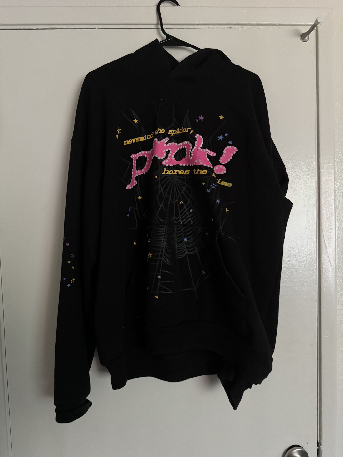 Spider P*nk Hoodie Xl
