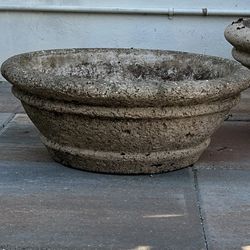 Large, Heavy Concrete Bonsai Pots / Planter 24” diameter ( No Plants)