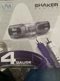 2 Channel Amplifier Installation Kit For Subwoofers 