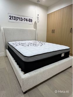 •  Elite Bamboo Luxe Queen mattress pillow top 12”      We offer same day delivery