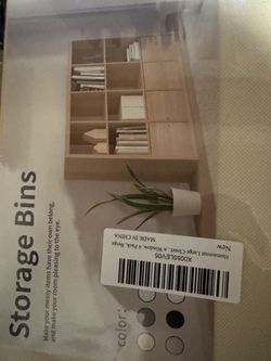 Storage containers with lids-Closet organizar