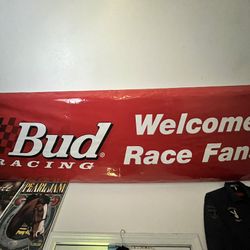 Budweiser Racing Banner 