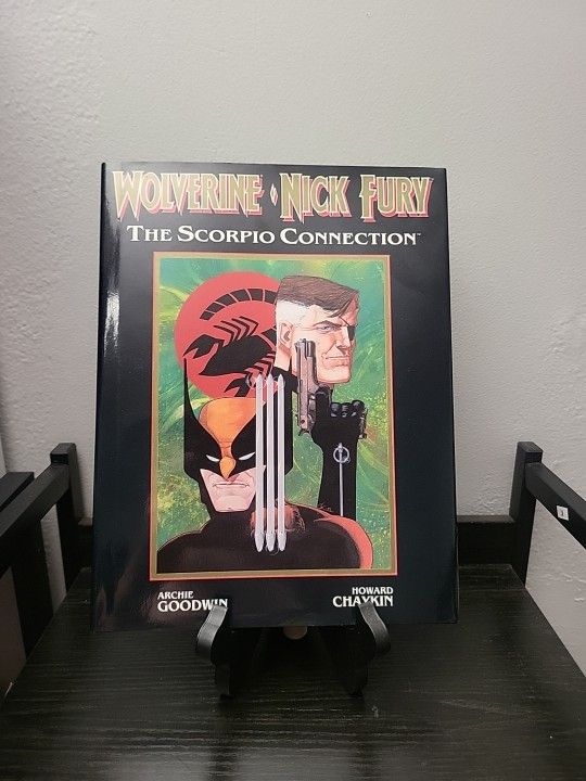 Wolverine Nick Fury The Scorpio Connection 1989 HC With DJ