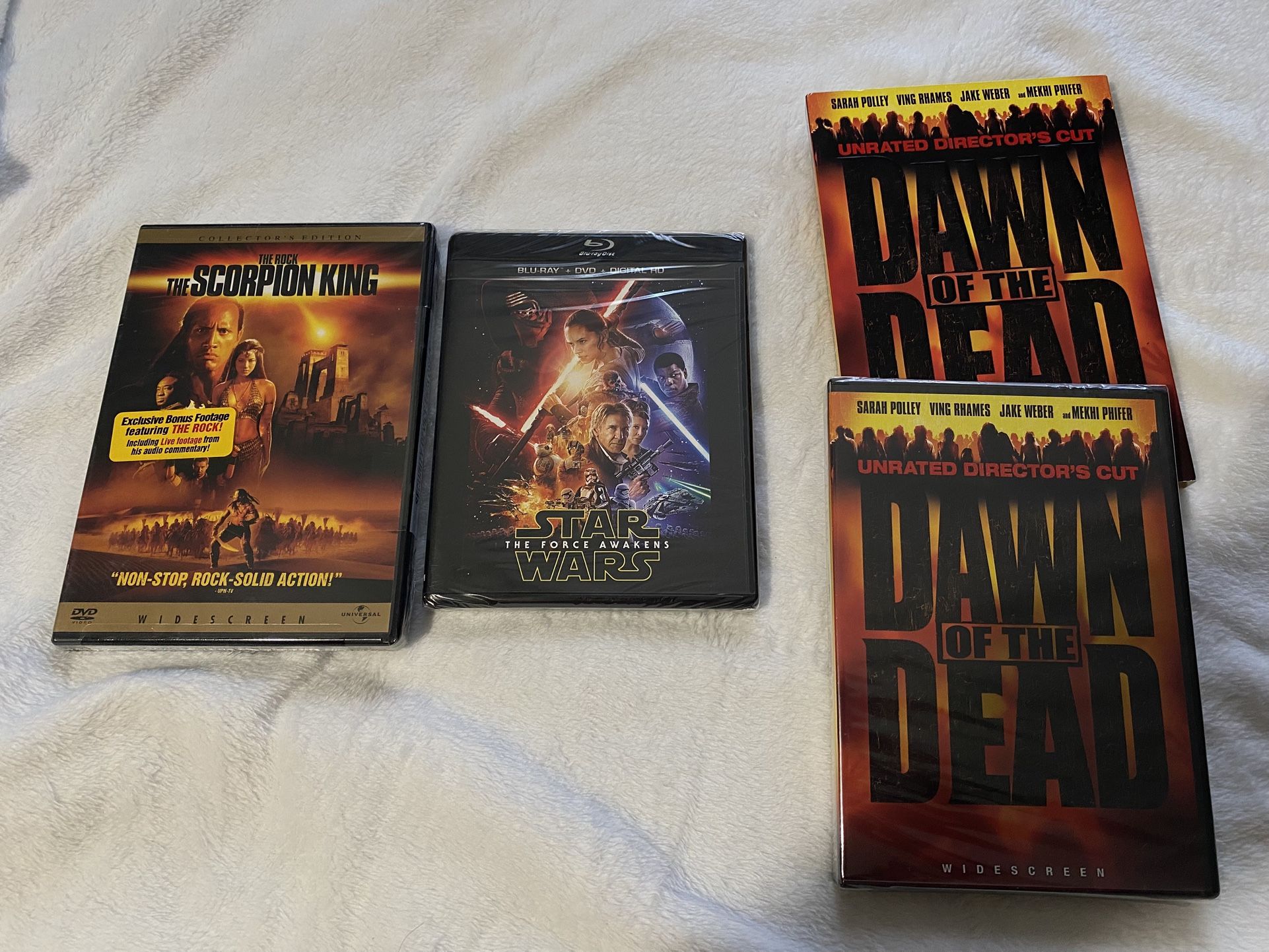 Blu-ray and Regular DVD NEW $10 Each