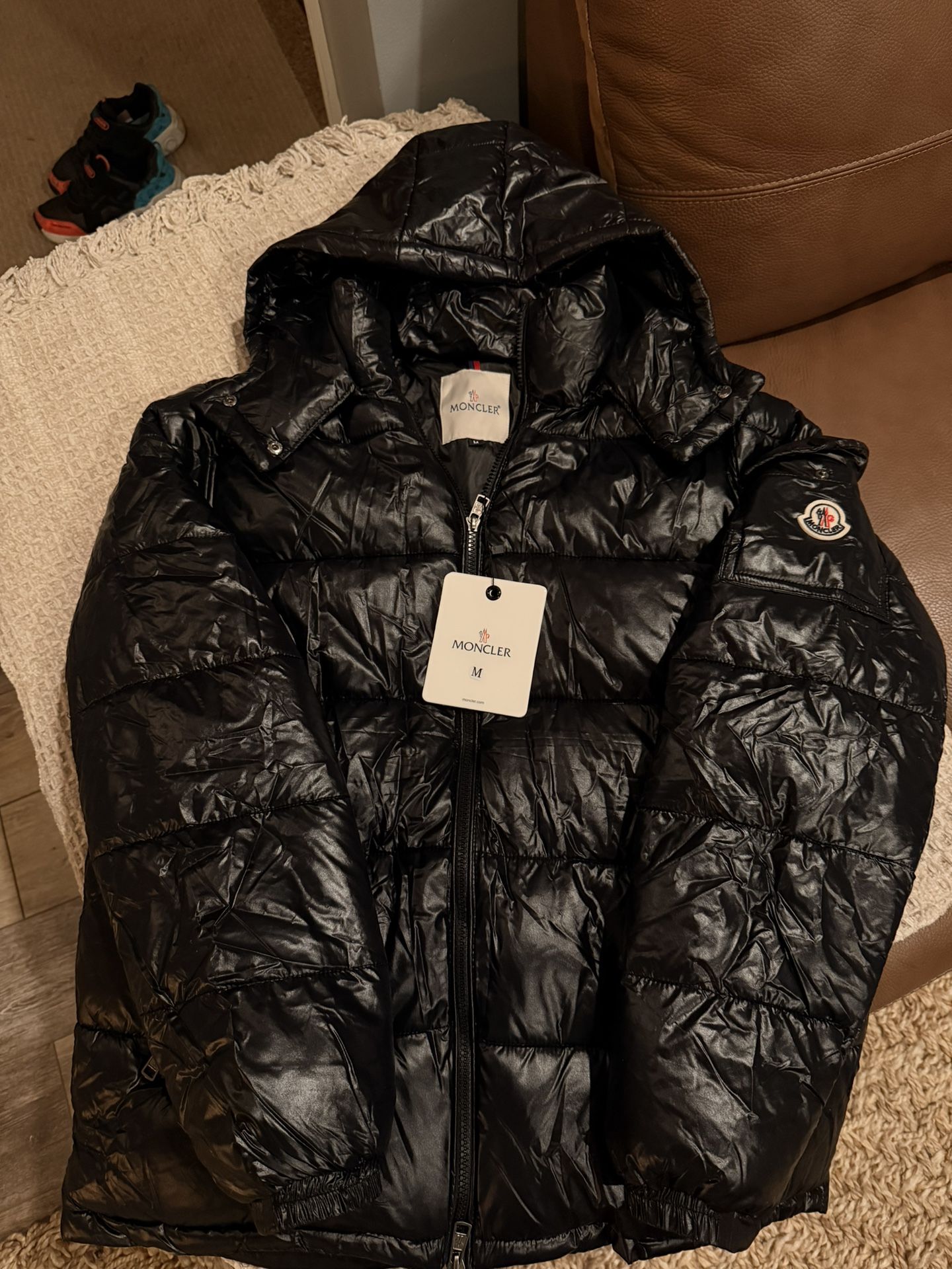 Black Moncler Puffer Jacket