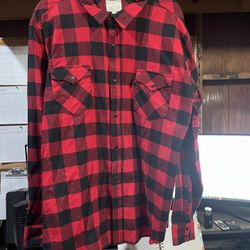 Mens Levi’s Buffalo Check Shirt 2XL