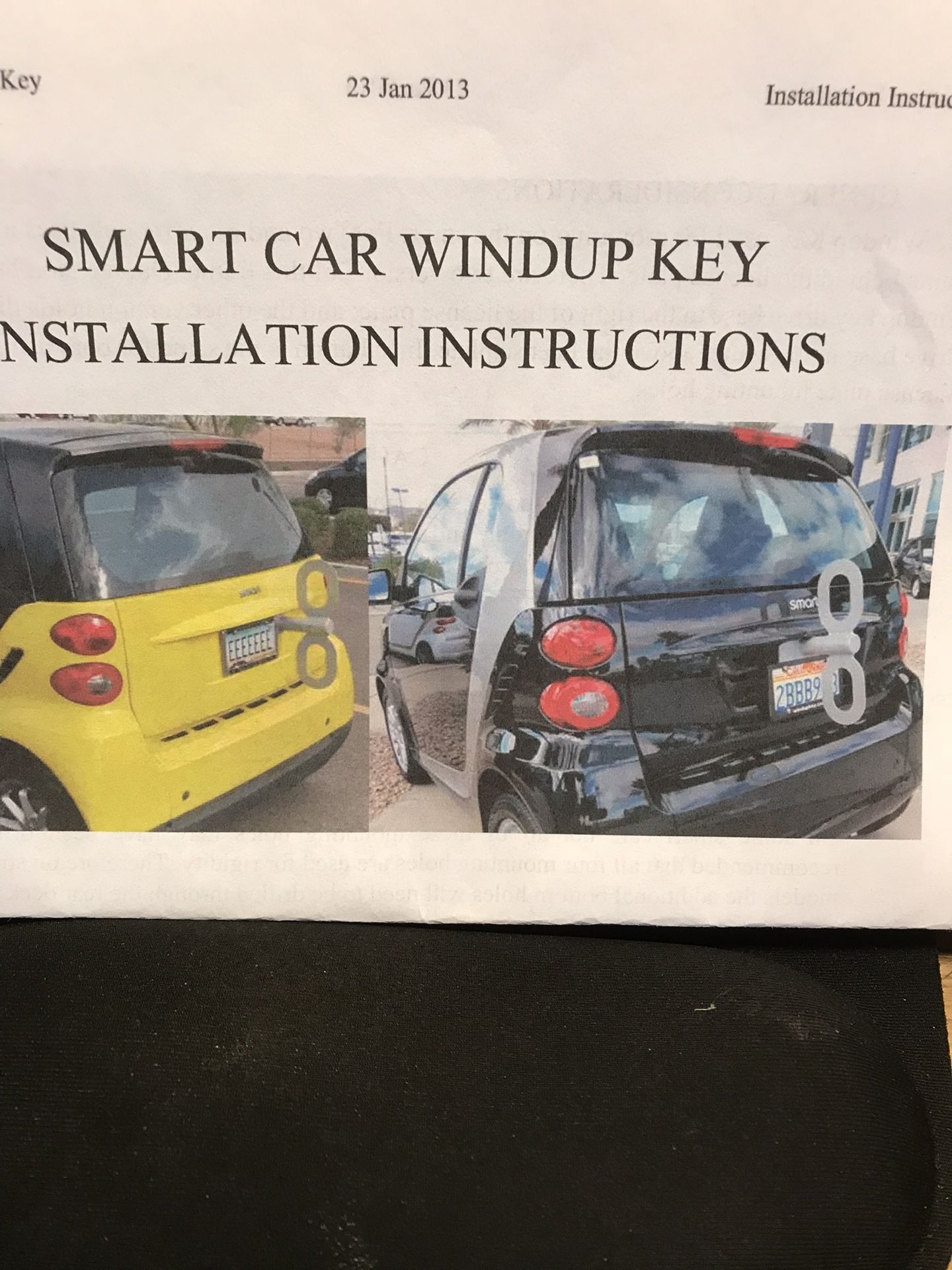 Smart car wind up kit