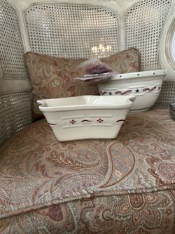 Longaberger star shaped bowl
