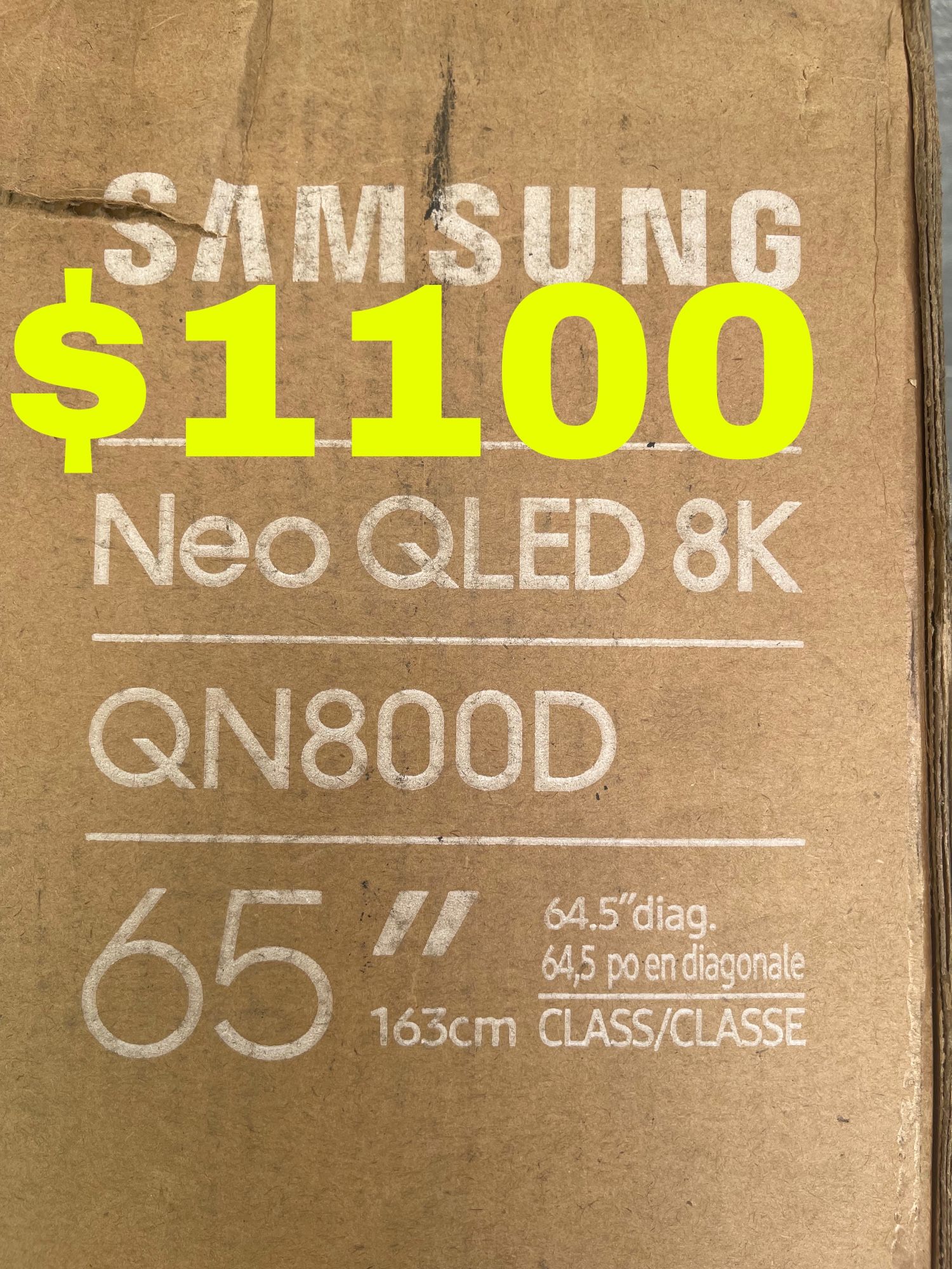 Samsung 65 NEO QLED LED LCD 120Hz 8k TV