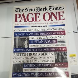 New York Times Page One Collectors Book