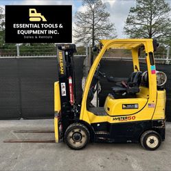 2019 Hyster S50FT 3-Stage Mast LPG Propane 5,000lb Forklift Cushion- 13,291hrs