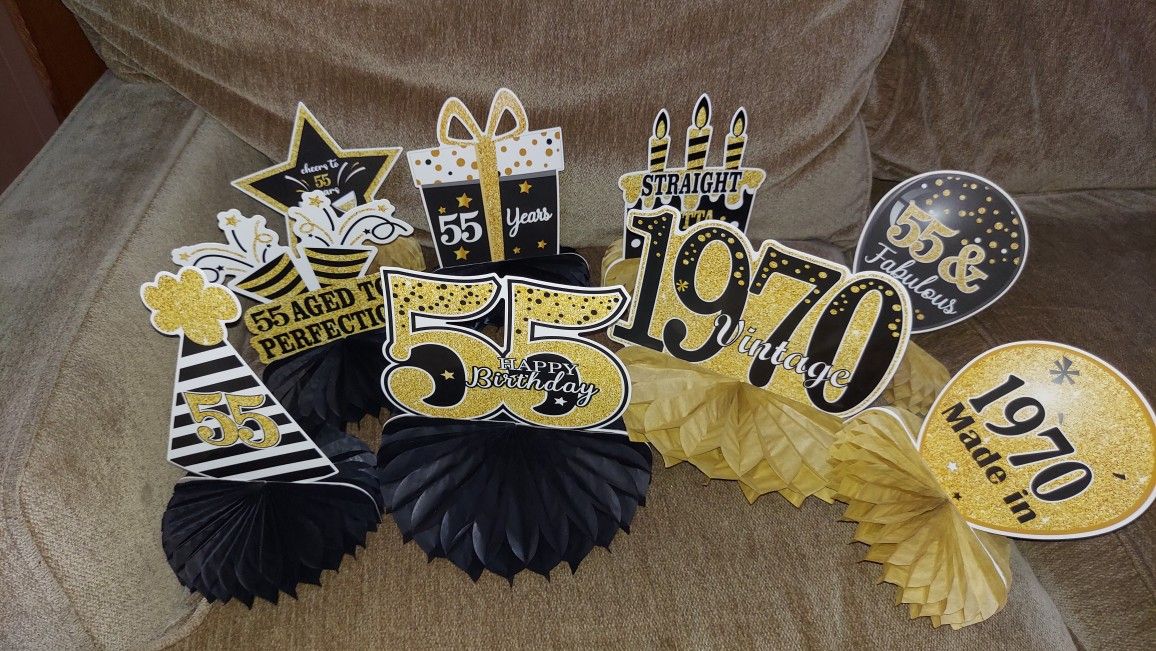 55th Birthday Decorations