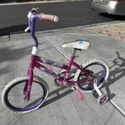 Girls Bike with Training Wheels (Used)