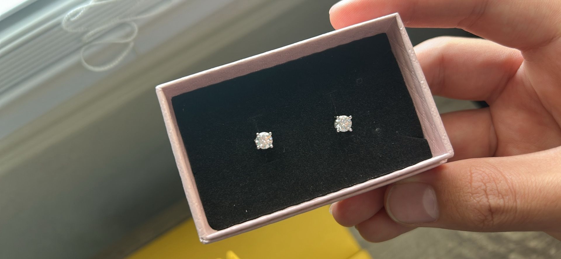 .925 Silver VVS Moissanite Earrings *Price Negotiable*
