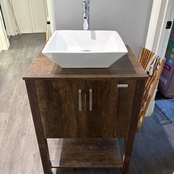 24” vanity sink combo