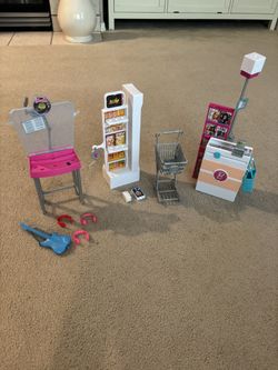 Barbie Grocery And Music Set