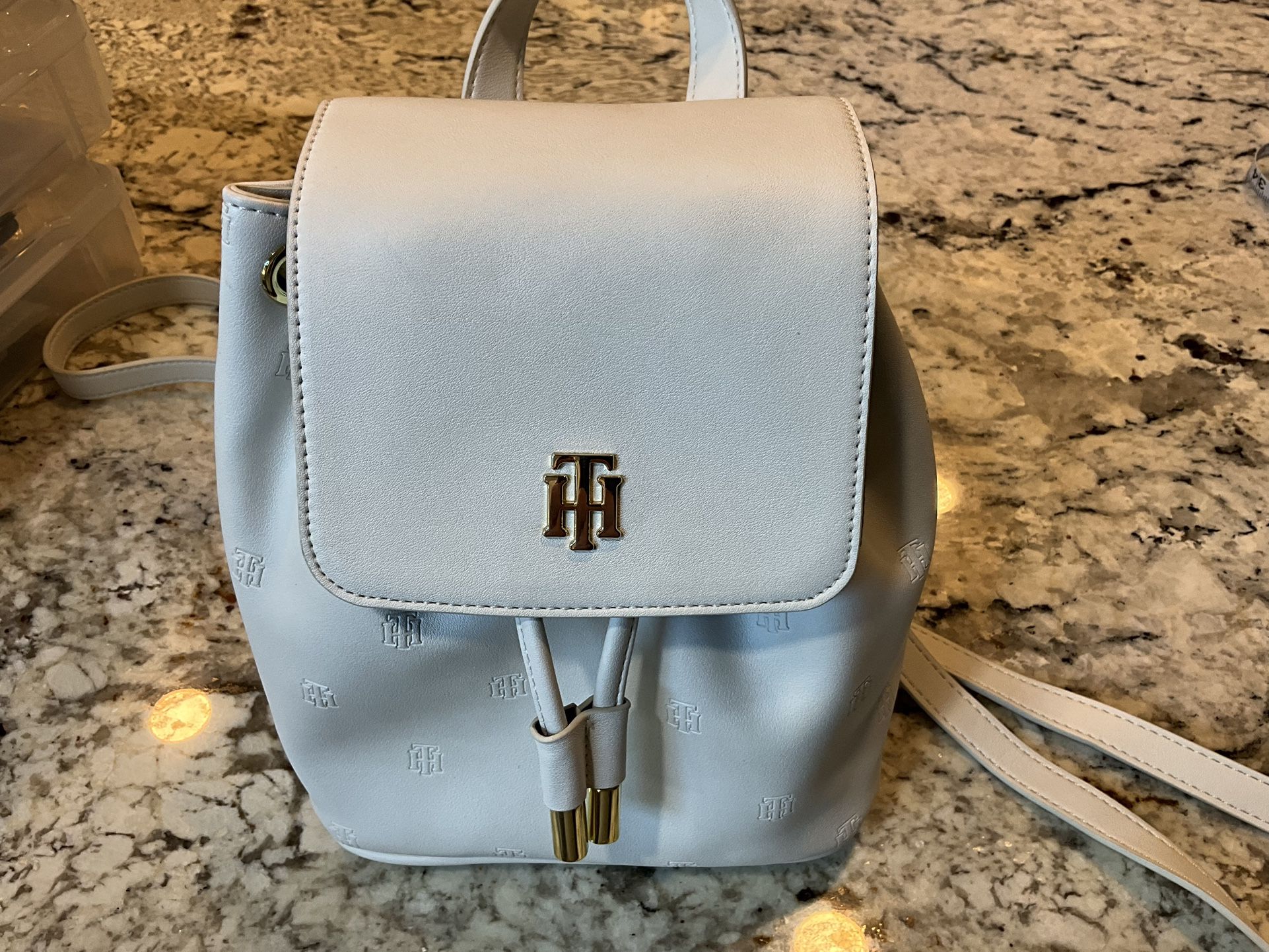 TOMMY HILFIGER Core faux-leather women's mini backpack