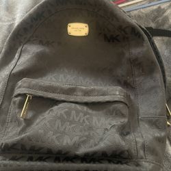 Black MK Backpack