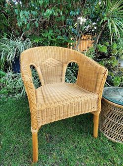 Wicker Bamboo Chair