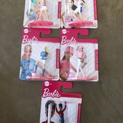 Barbie athletic girl figurines