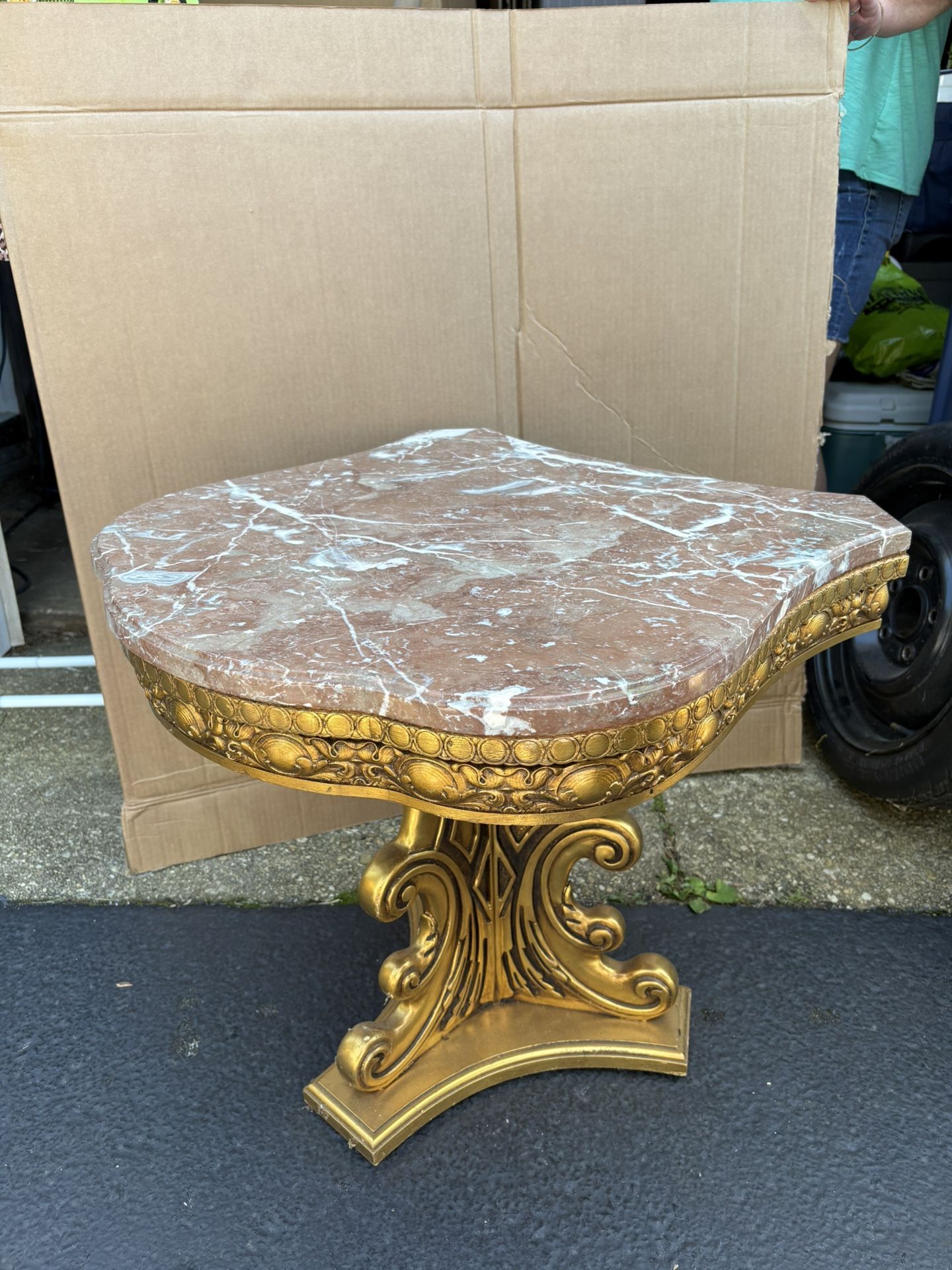 Marble Italian Side Tables