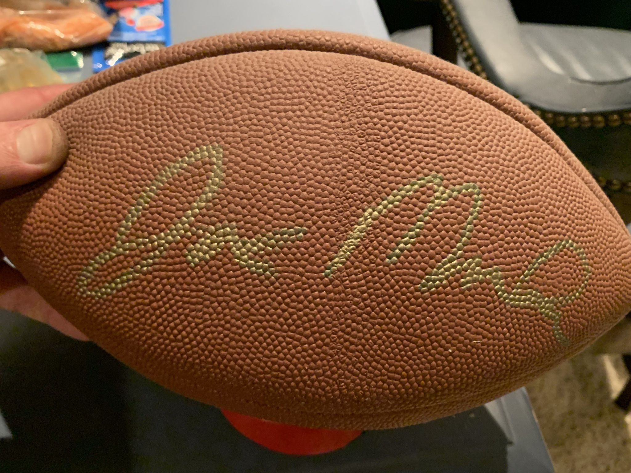 Joe Montana #16 Autographed NFL Football San Francisco 49ers Legend