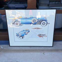 Classic Car Artwork 24 X 20
