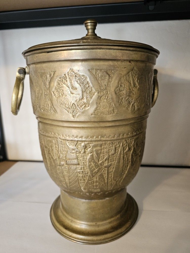 Vintage Brass Ice Bucket
