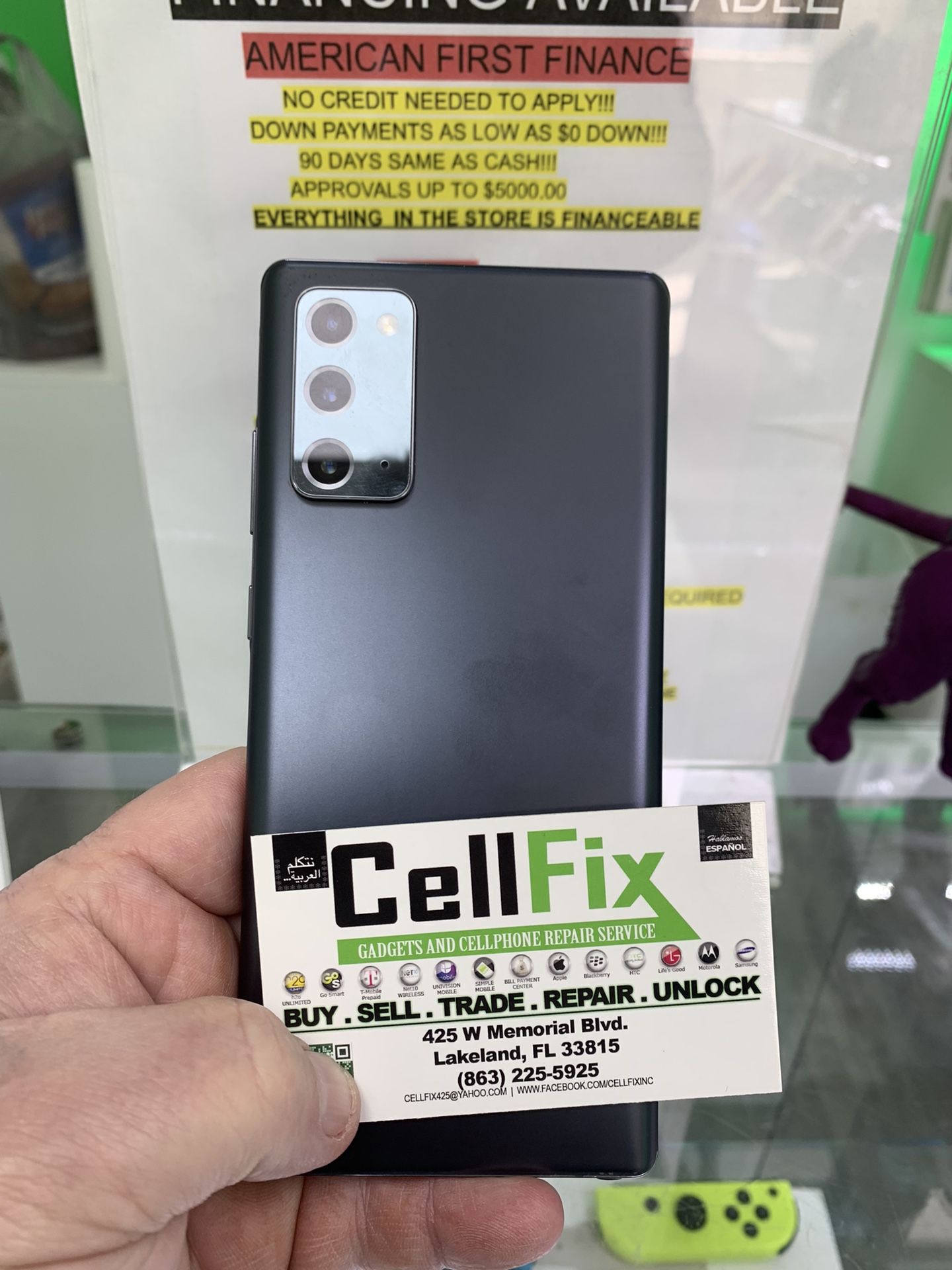 Samsung Note 20 5G 128GB Unlocked ♥️2️⃣3️⃣9️⃣♥️