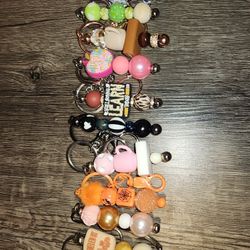 Handmade Beaded Keychain 