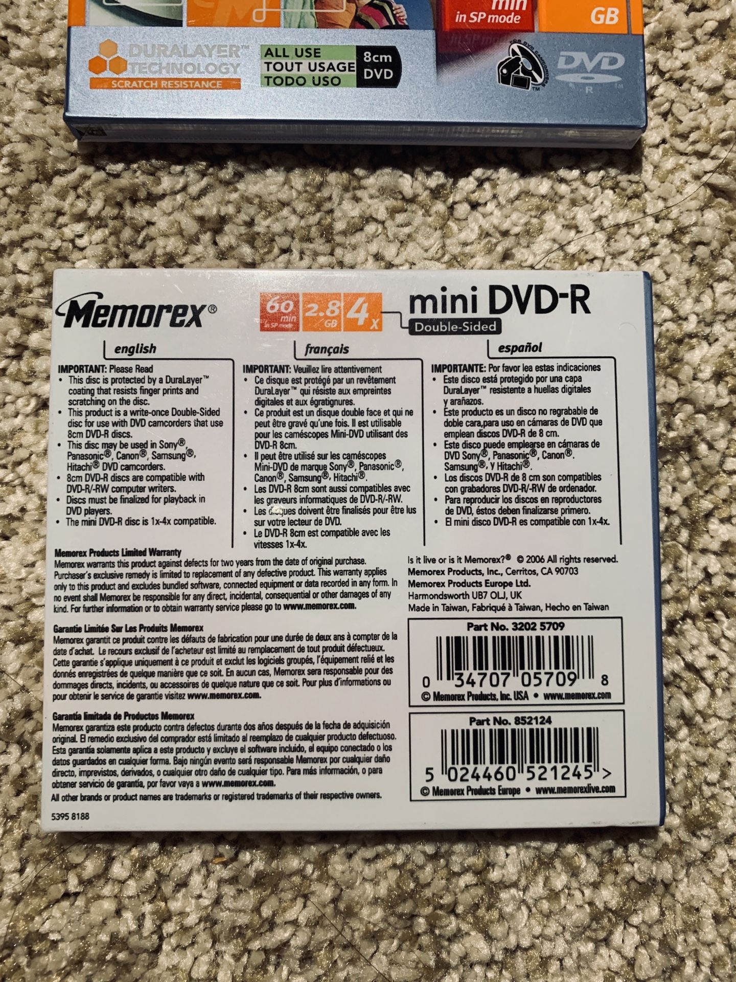 Memorex Mini DVD-R Recordable
