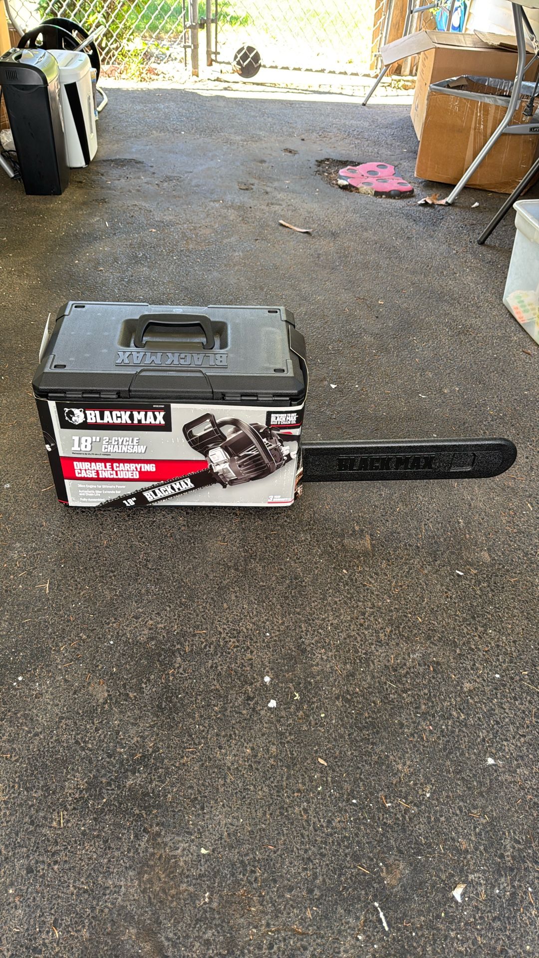 Chainsaw 18” 2 Cycle Gas “Brand New”