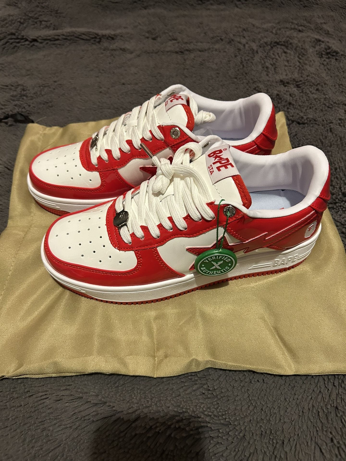 Bapesta’s (Red And Purple)