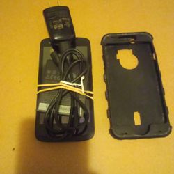 Cell Phone W/ Rubber Case