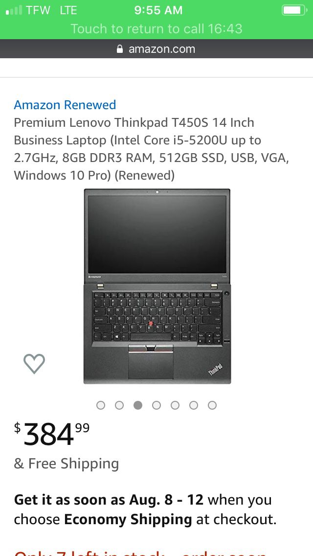 Lenovo laptop like new