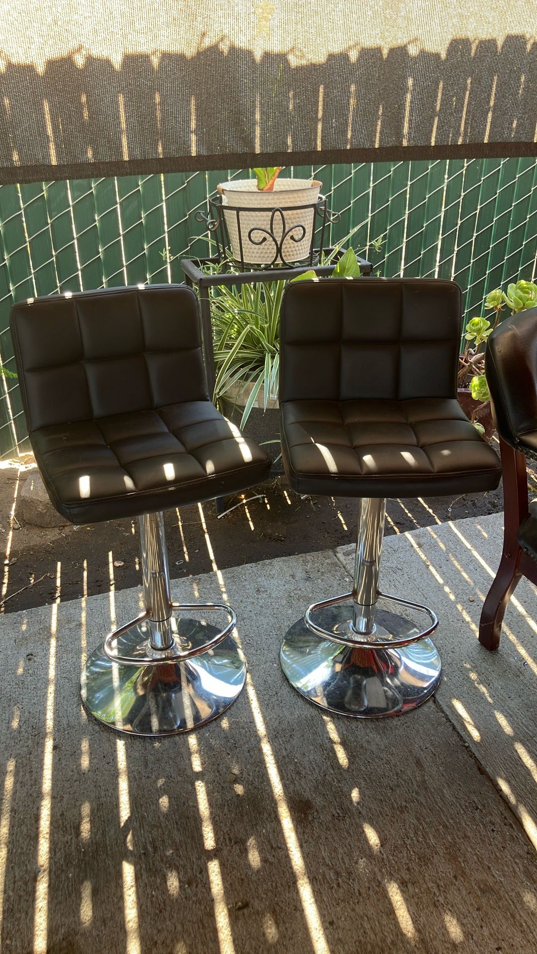 Set Of 2 Bar Stool Chairs 