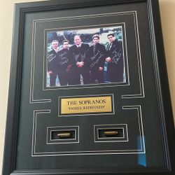 SOPRANOS -Signed Photo X5 “FAMILY REDEFINED “