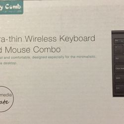 Used Jelly Comb Ultra-thin Wireless Keyboard And Mouse Combo
