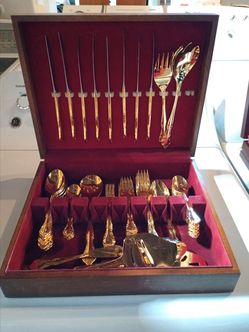 Antique silverware
